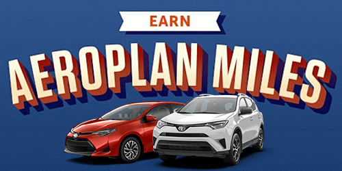 Earn AEROPLAN MILES with TOYOTA Earn AEROPLAN MILES with TOYOTA